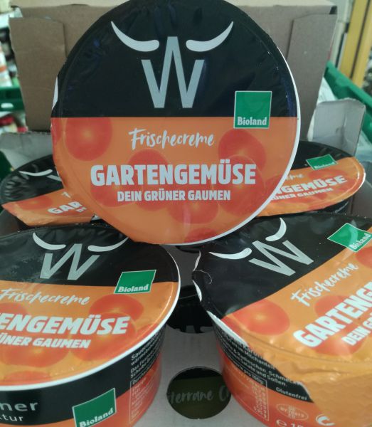 Frischkäse Gartengemüse