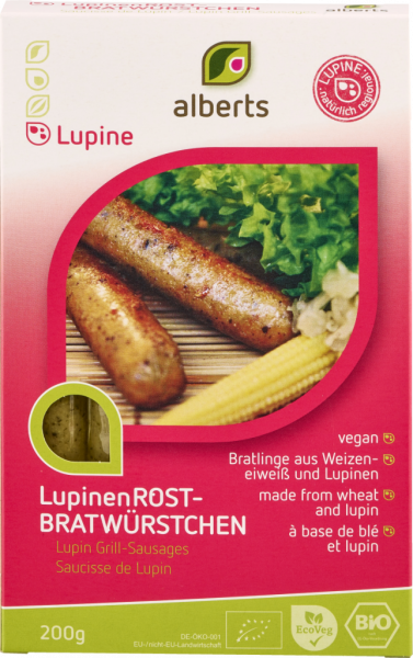 Lupinen ROSTBRATWÜRSTCHEN BIO