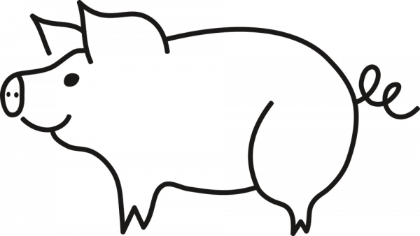 Schnitzel vom Schwein geschnitten