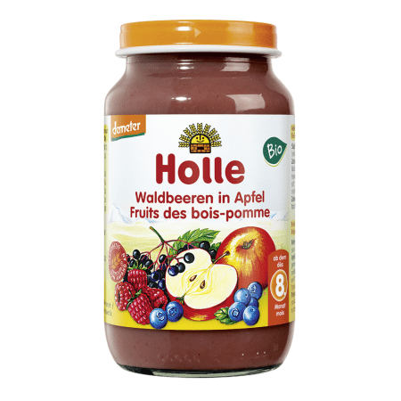 Waldbeeren in Apfel Demeter, ab dem 8. Monat