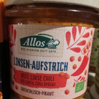 Linsen-Aufstrich, Rote Linse, Chili Linsen-Aufstrich, Rote Linse, Chili