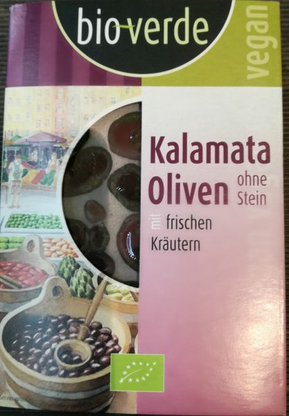 Oliven Schwarze Kalamata ohne Stein