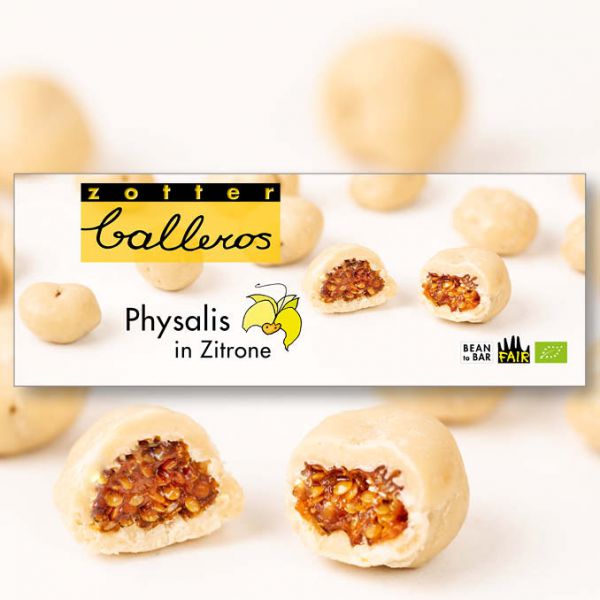 Balleros Physalis in Zitrone