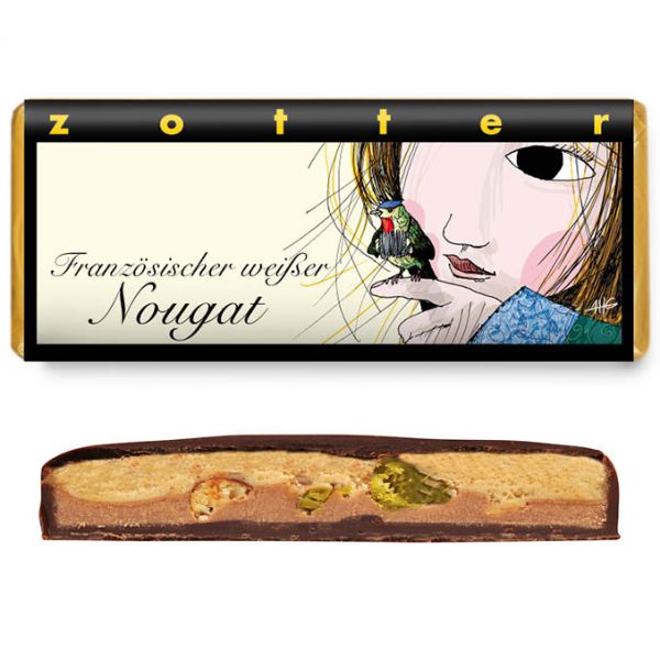 Französischer weißer Nougat