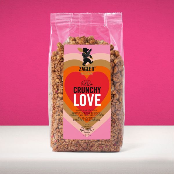 Crunchy Love Hafer-Himbeer-Müsli Bio