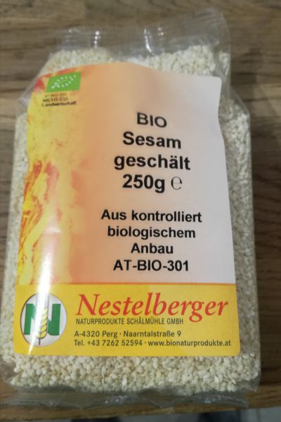 Sesam geschält kbA