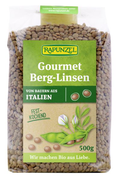 Linsen Gourmet Berglinsen braun