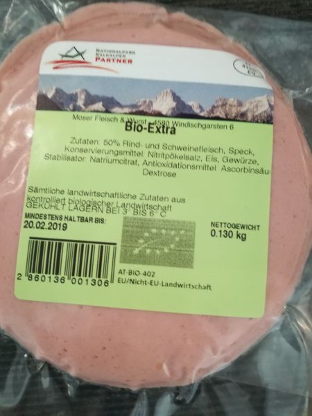 Extrawurst aufgeschnitten