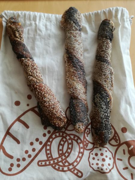 Knusperstange mit Dinkel-Keimlingen