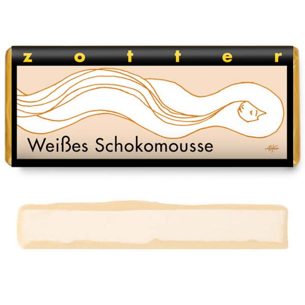 Weißes Schokomousse