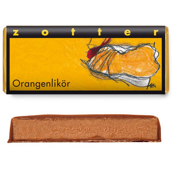 Orangenlikör Schoki