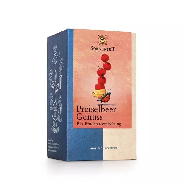 Tee Preiselbeer Genuss-Früchtetee Btl.