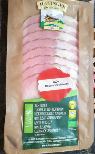 Rosmarinschinken geräuchert Bio