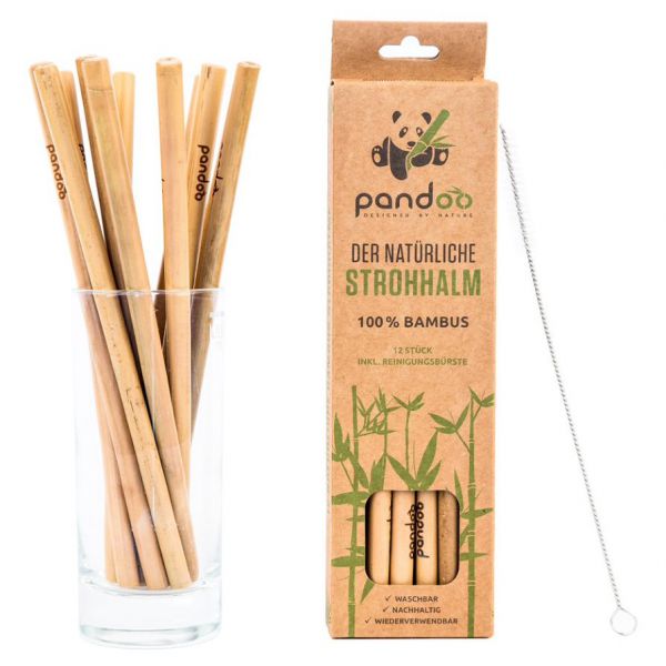 Bambus-Trinkhalme