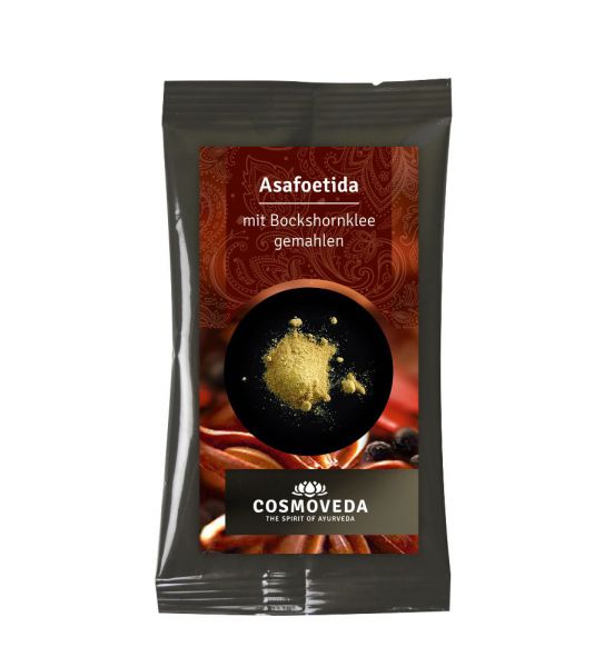 Asafoetida mit Bockshornklee gemahlen