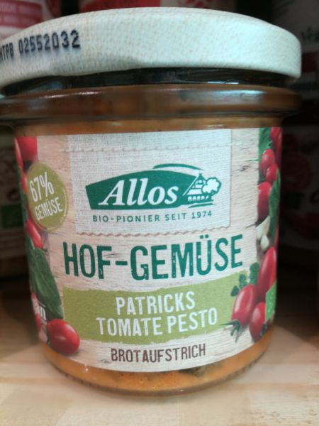 Patricks Tomate Pesto Brotaufstrich