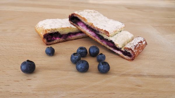 Topfen-Heidelbeerstrudel Bio
