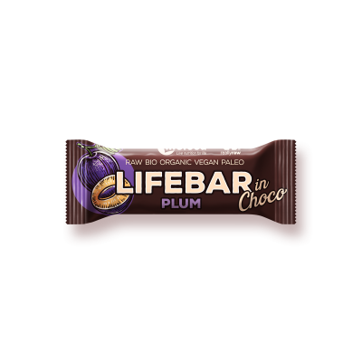 Lifebar InChoco Pflaume Energieriegel Bio