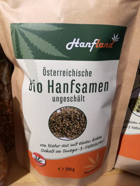 Hanfsamen ungeschält