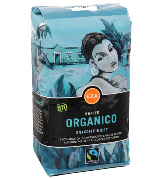 Organico entkoffeiniert kbA ganze Bohne