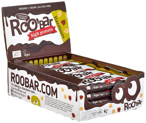 Roobar Haselnussriegel Bio