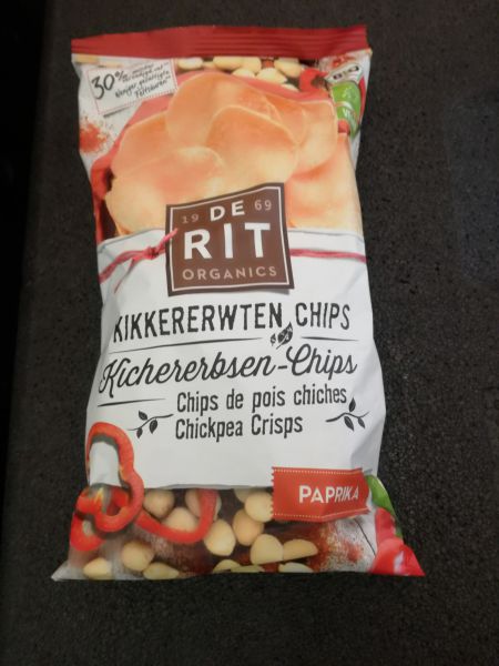 Kichererbsen-Chips mit Paprika