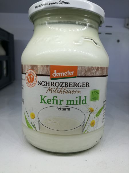 Fettarmer Kefir mild Demeter