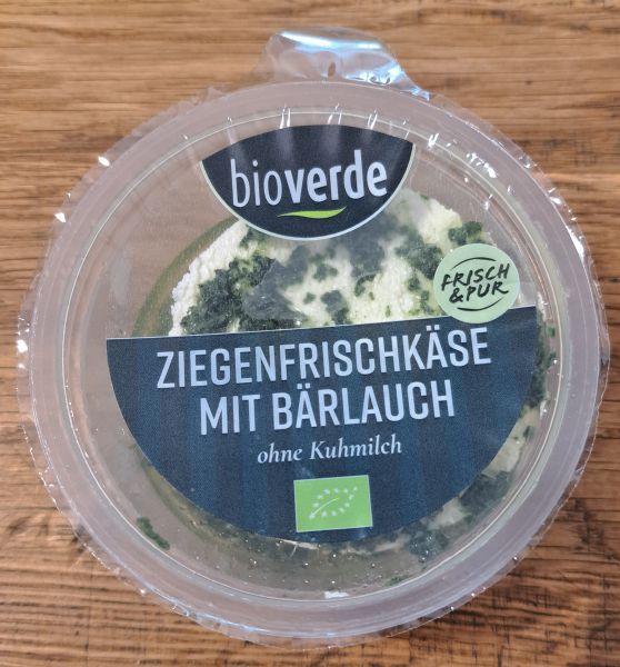 Ziegenfrischkäse mit Bärlauch Bio