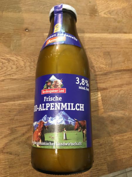 Milch - frisch & demeter, 3,8% Fett