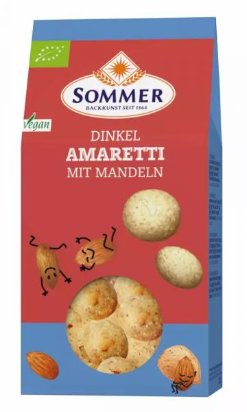 Dinkel Amaretti mit Mandeln