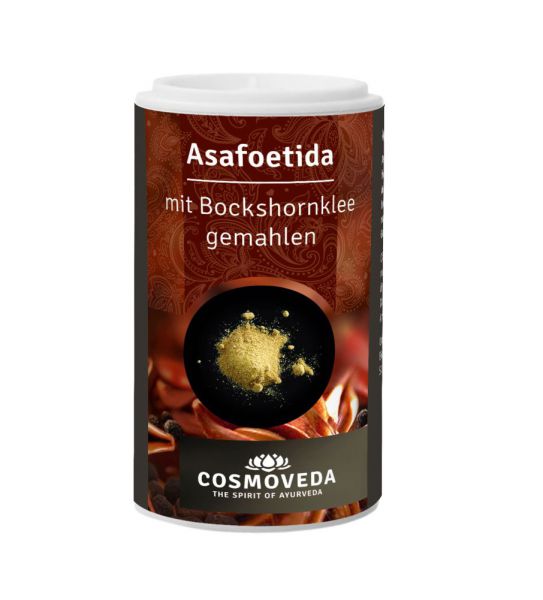 Asafoetida mit Bockshornklee gemahlen
