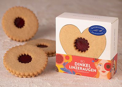 Dinkel Linzer Auge verpackt