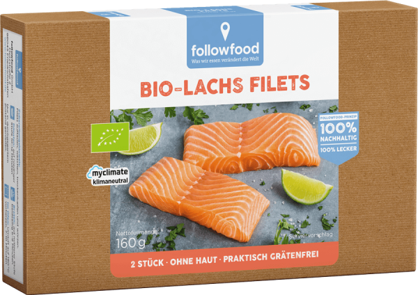 Lachs-Filets , 2 Stück Bio TIEFGEKÜHLT