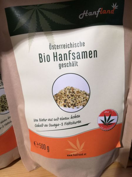 Hanfsamen geschält