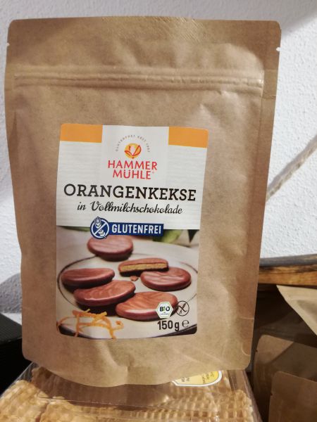 Orangenkeks mit VM Schokolade