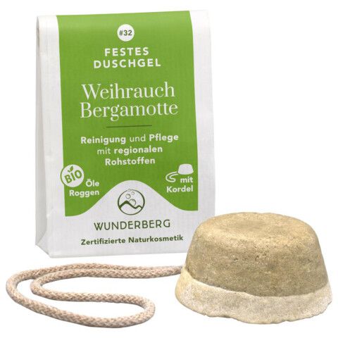 Festes Duschgel - Weihrauch Bergamotte