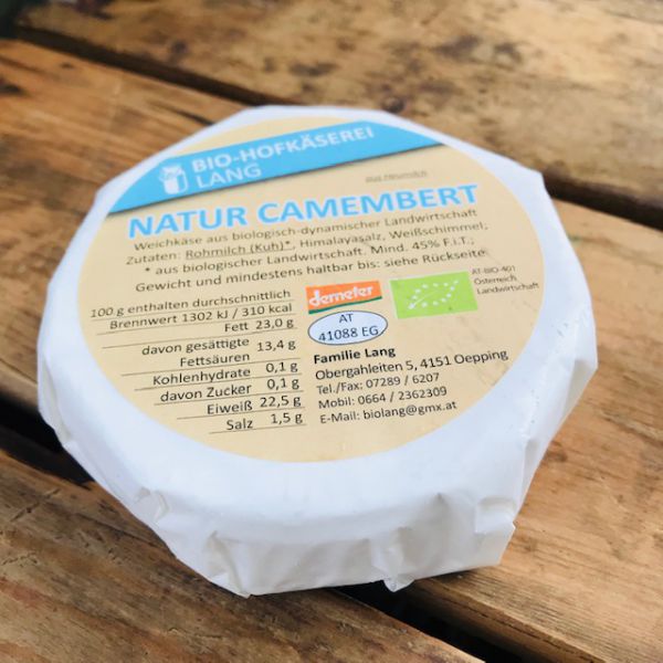 Camembert natur (23,90 €/kg)