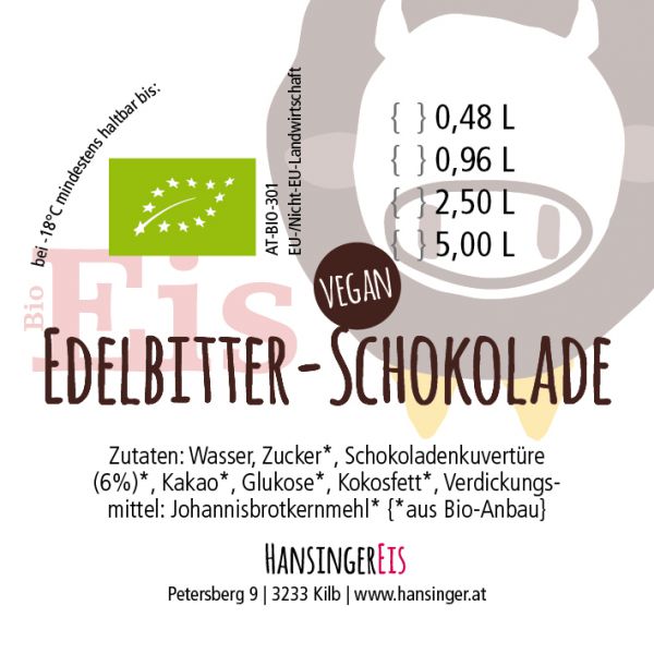 Edelbitter-Schokolade-Eis