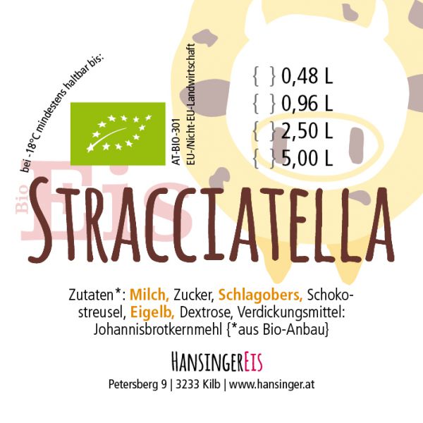 Stracciatella-Eis