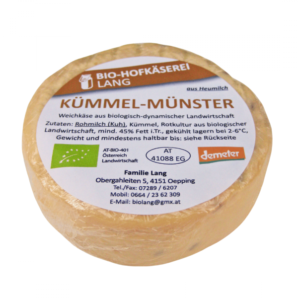 Münster mit Kümmel (24,90 €/kg)
