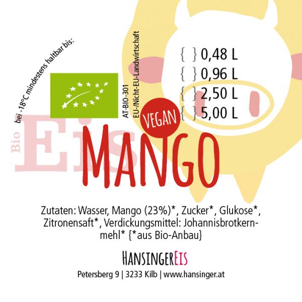 Mango-Eis
