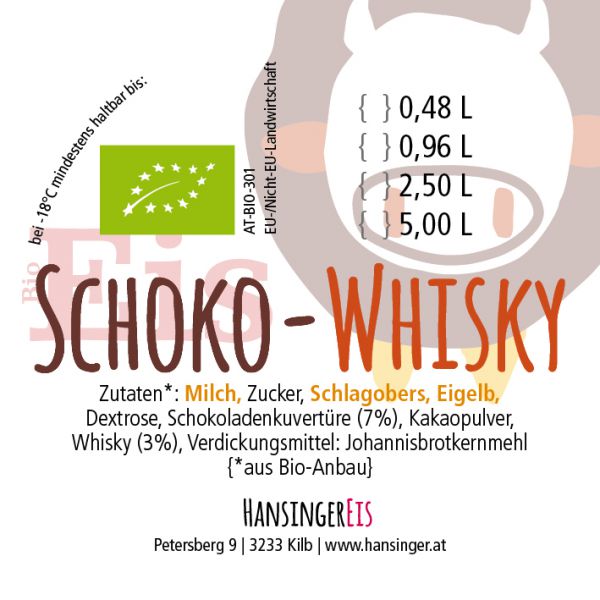 Schoko-Whisky-Eis