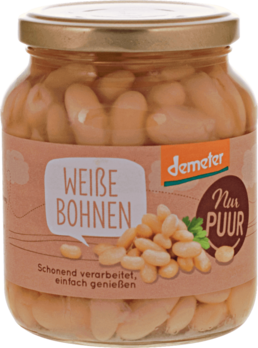 Weiße Bohnen gekocht