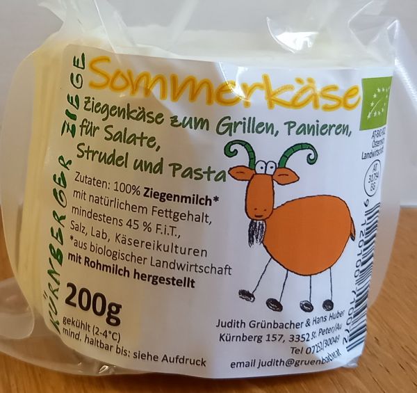 Ziegenkäse - Sommerkäse nach Feta Art