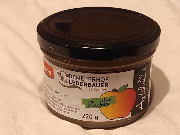 Bio-Apfelmus ungesüßt
