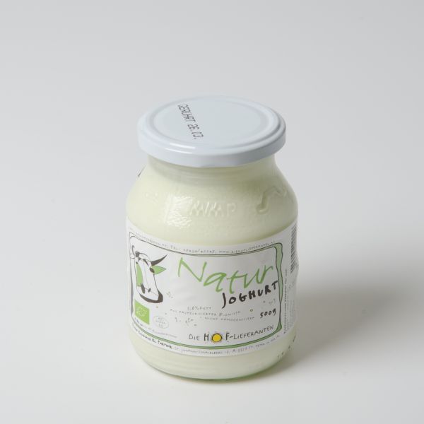 Naturjoghurt gerührt