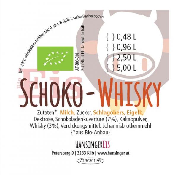 Schoko-Whisky Eis