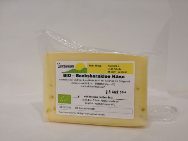 Sonnhalmberger Heumilchkäse mit Bockshornklee