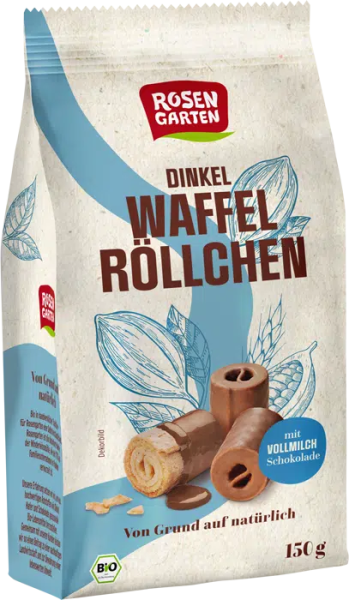 Dinkel Waffelröllchen Vollmilch