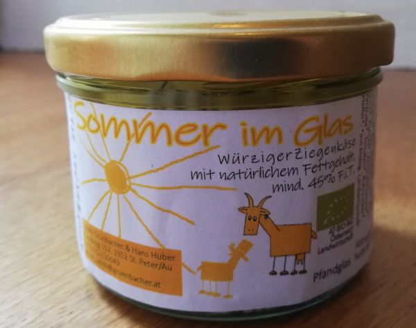 Ziegenkäse - Sommer im Glas